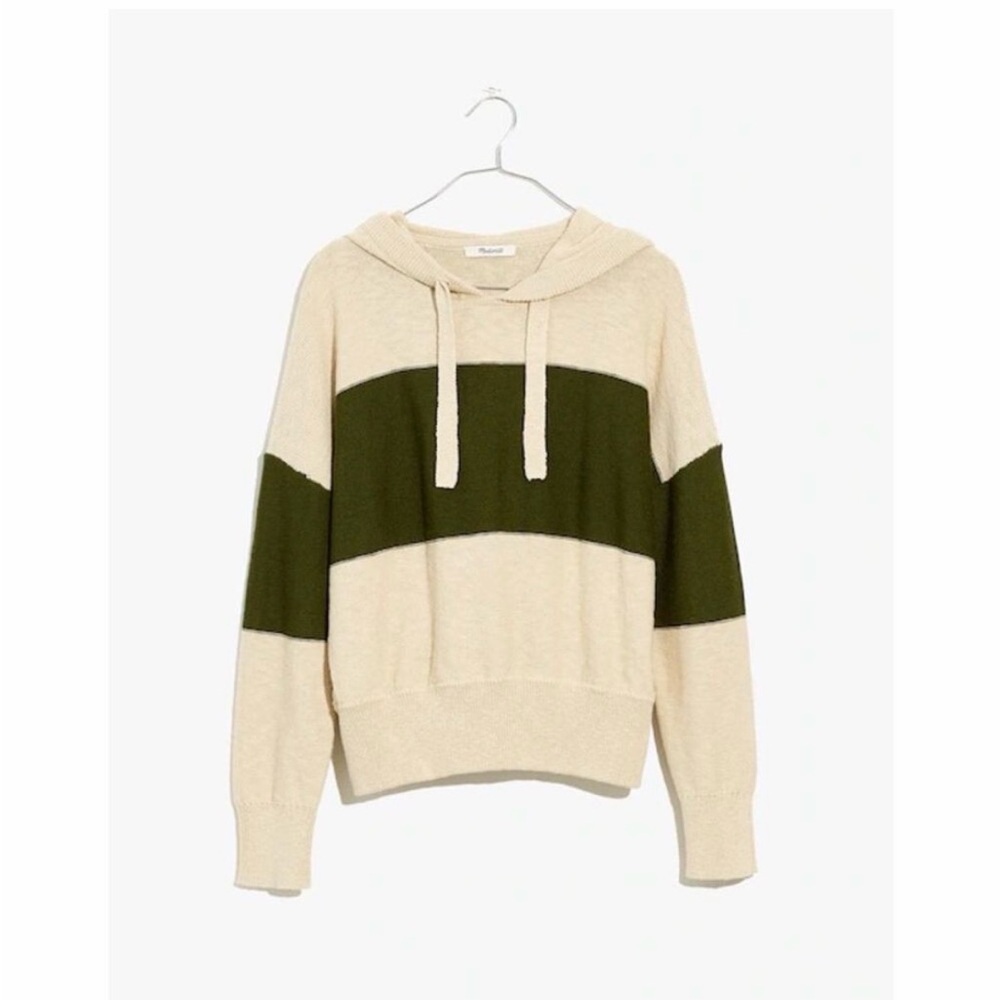 Madewell Clairview Colorblock Hooded Sweater - Picture 3 of 7